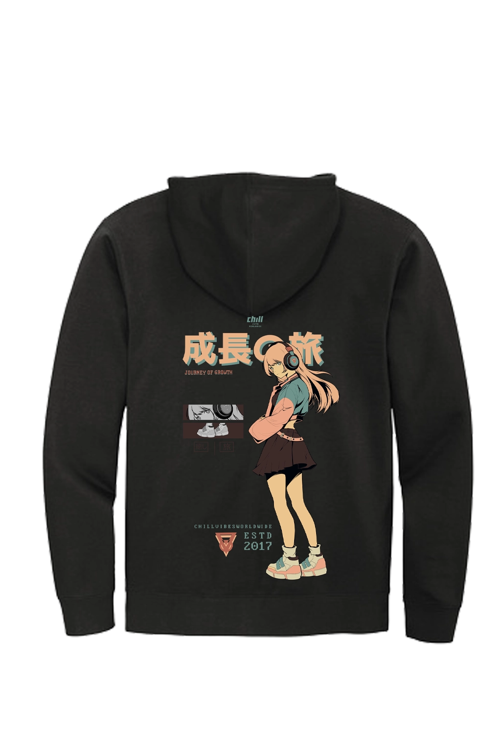 Chill-Fi Girl Zipup Hoodie